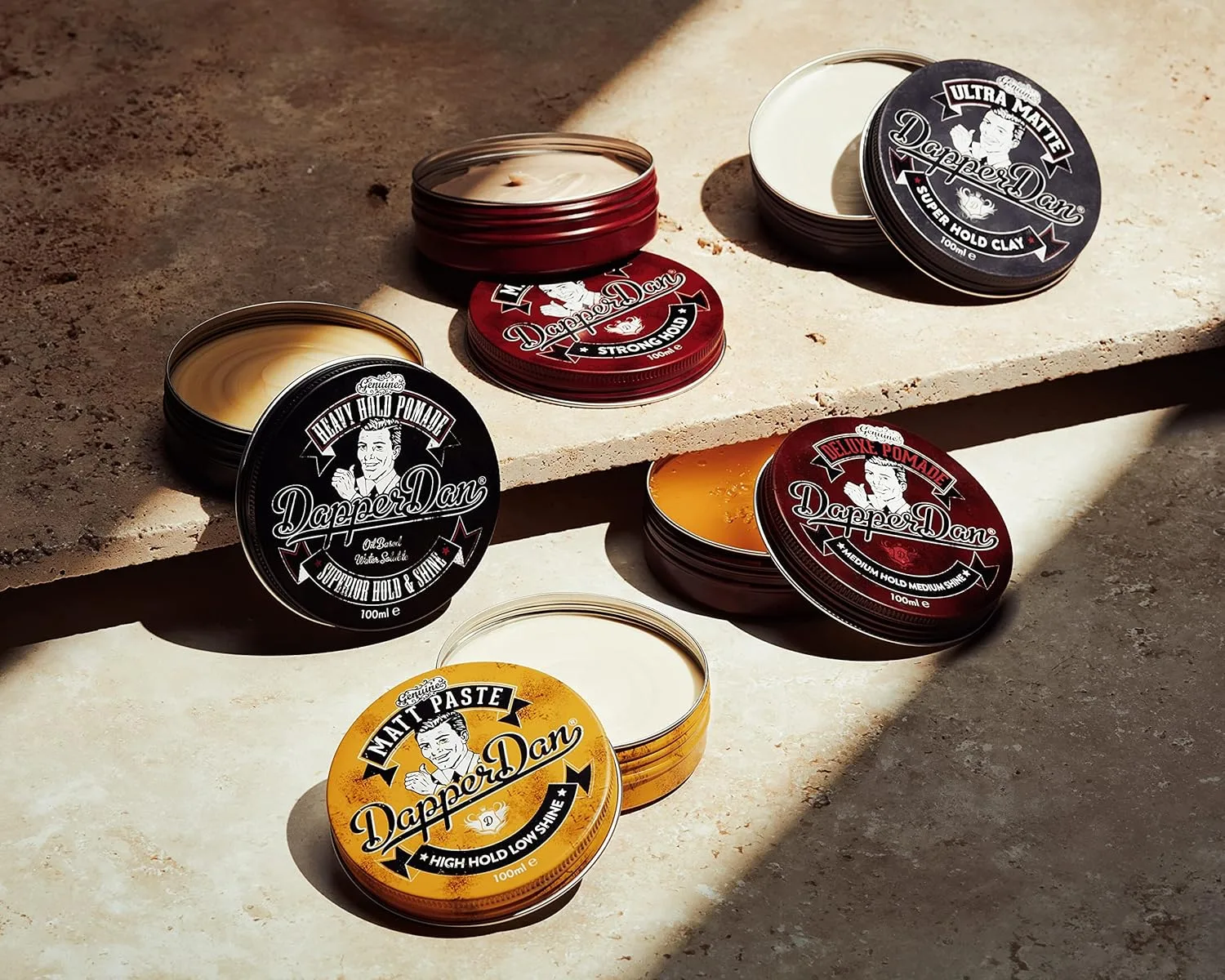 pomade oder clay