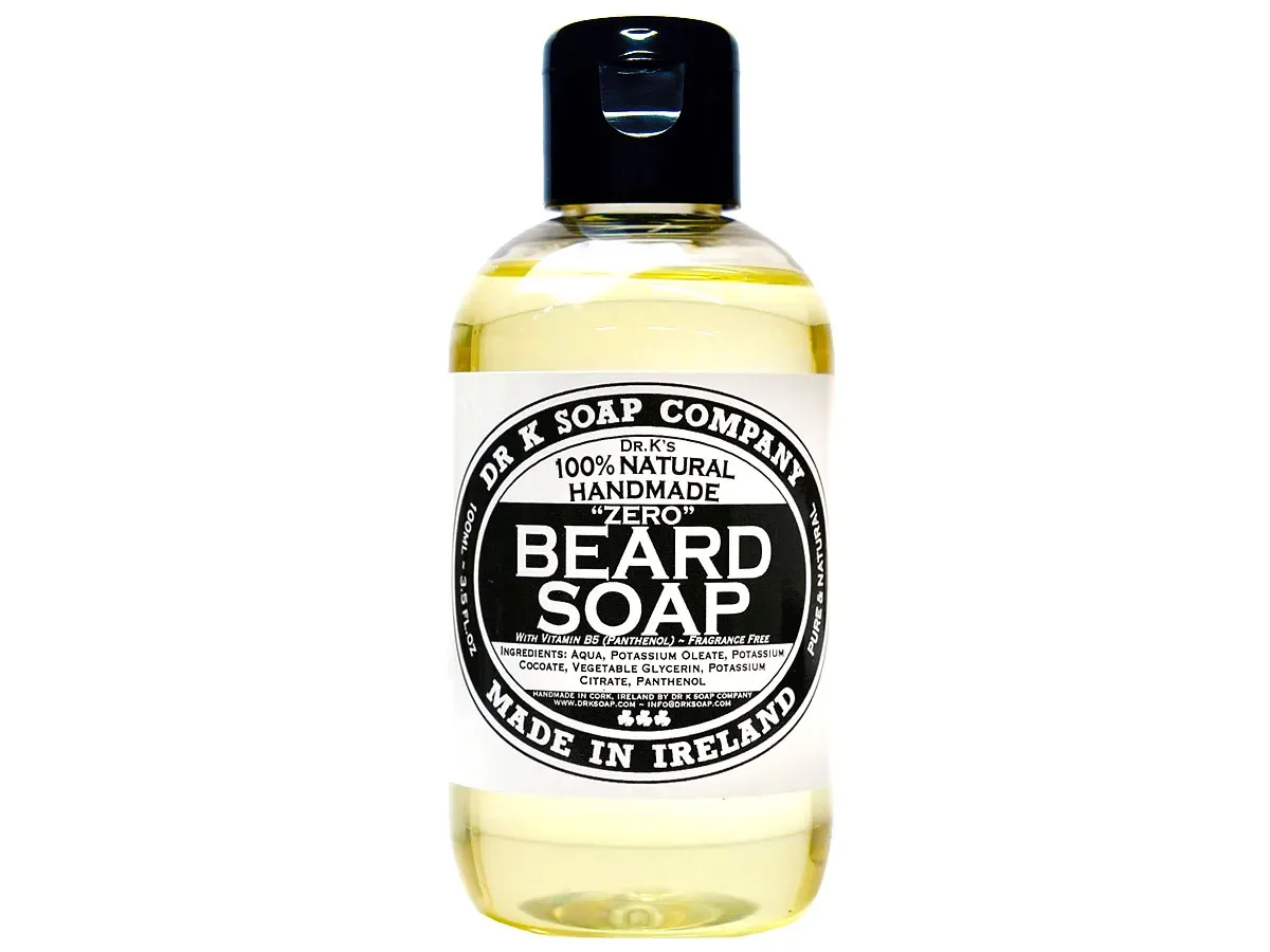 Dr K Soap Shampoo für den Bart Beard Soap Zero, 100 ml