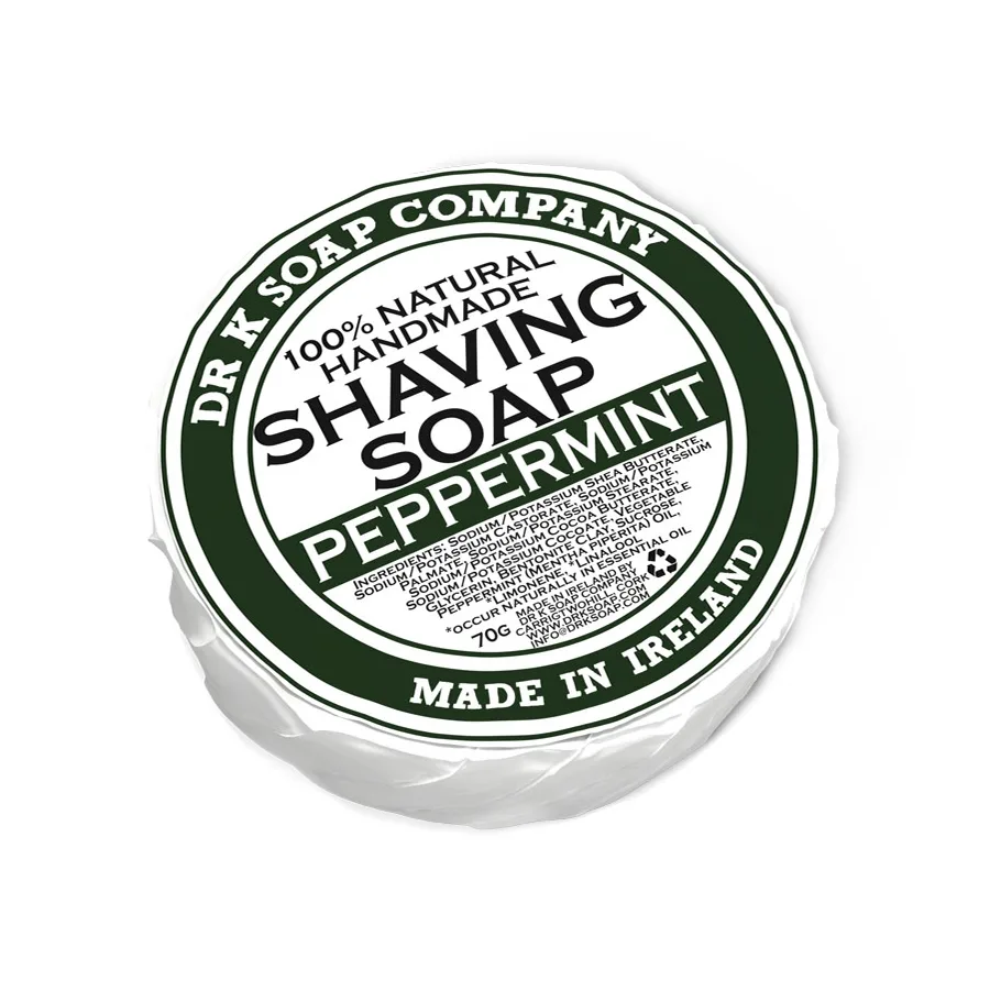 Dr K Soap Rasierseife Peppermint, 70 g