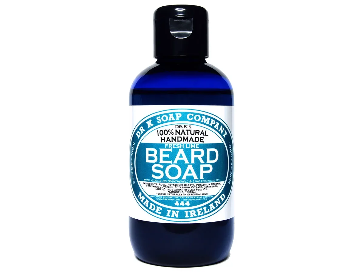 Dr K Soap Beard Soap Fresh Lime, 100 ml