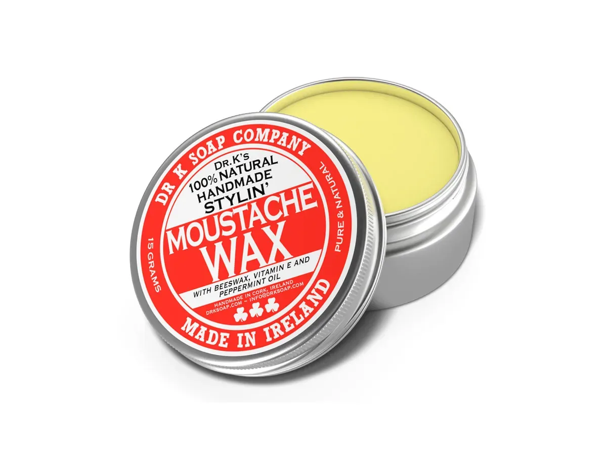 Dr K Soap Wachs für den Schnurrbart Moustache Wax, 15 g