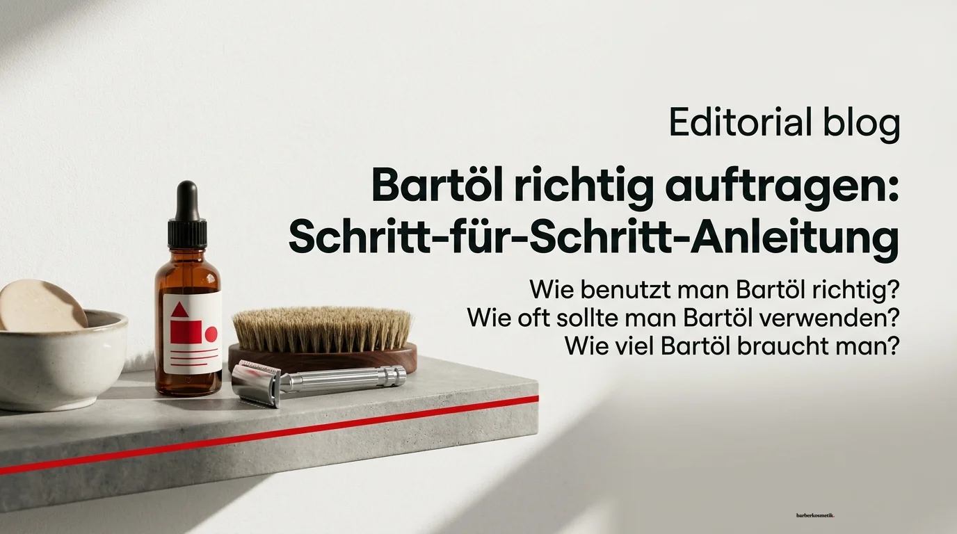 wie benutzt man bartöl
