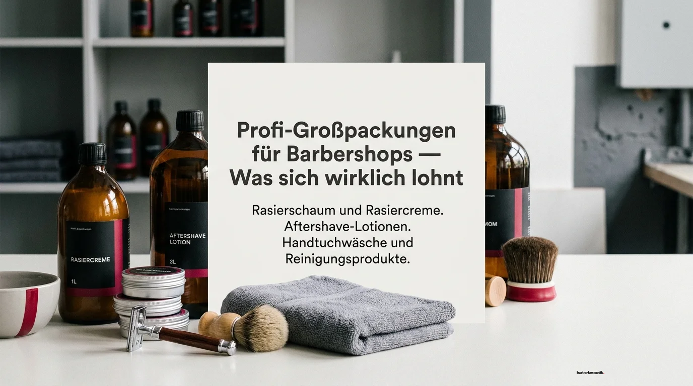 Profi-Großpackungen für Barbershops — barberkosmetik Journal