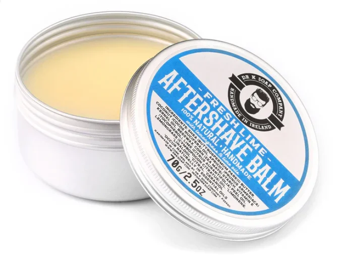 Dr K Soap Aftershave Balsam Aftershave Balm, Fresh Lime, 70 g