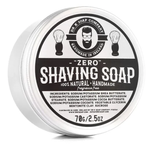 Dr K Soap Rasierseife Shaving Soap Zero, 70g