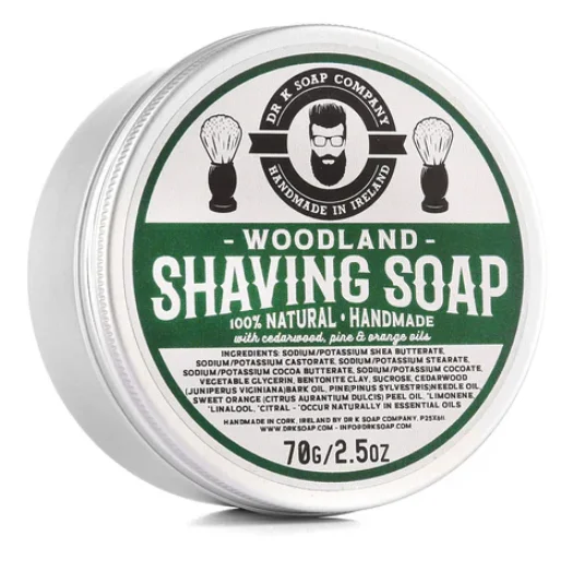 Dr K Soap Rasierseife Shaving Soap Woodland, 70g