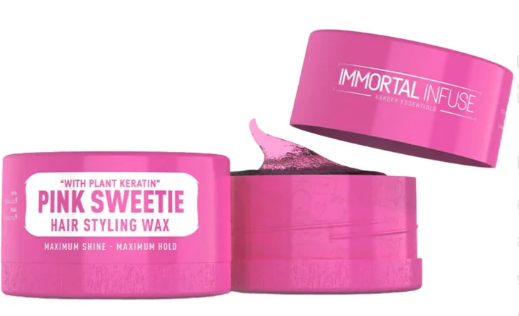 Immortal Haarwachs Pink Sweetie Hair Styling Wax,150 ml