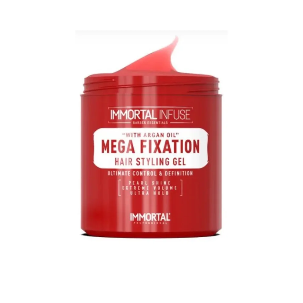Immortal Haargel Mega Fixation Hair Gel Argan Oil, 500 ml
