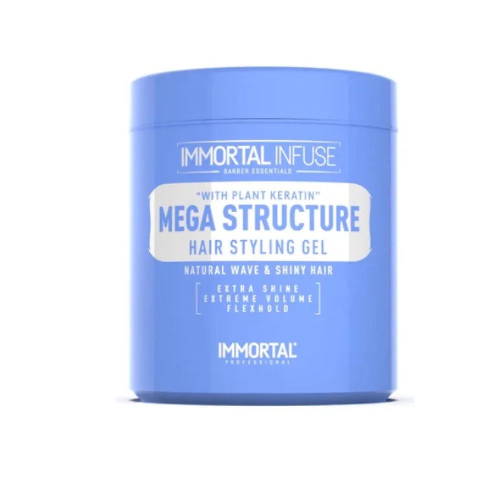 Immortal Haargel Mega Structure Hair Gel Plant Keratin, 500 ml