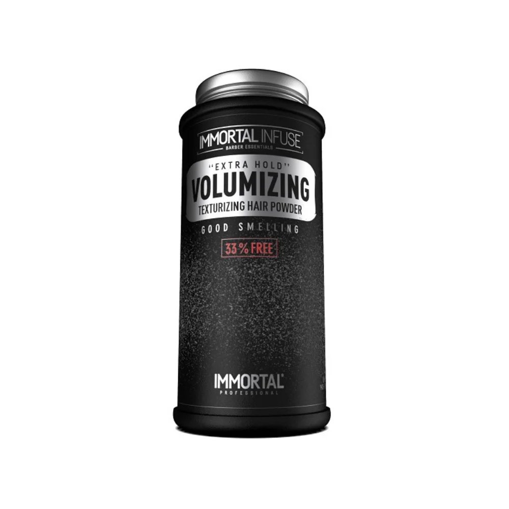 Immortal Haarpuder Volumizing Powder extra hold (Black), 30 g