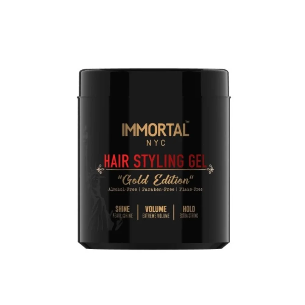 Immortal Haargel Hair Styling Gel Gold Edition, 500 ml