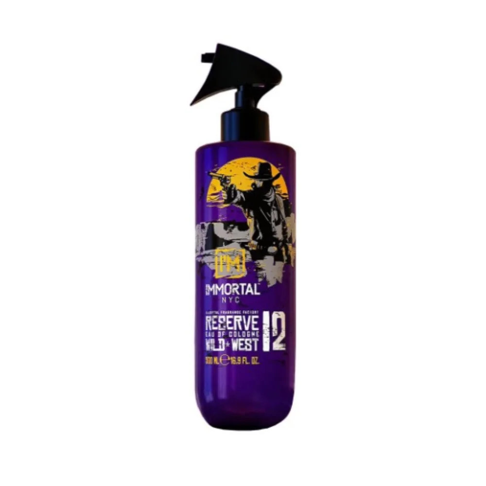 Immortal Eau de Cologne Wild West Eau De Cologne, 500 ml