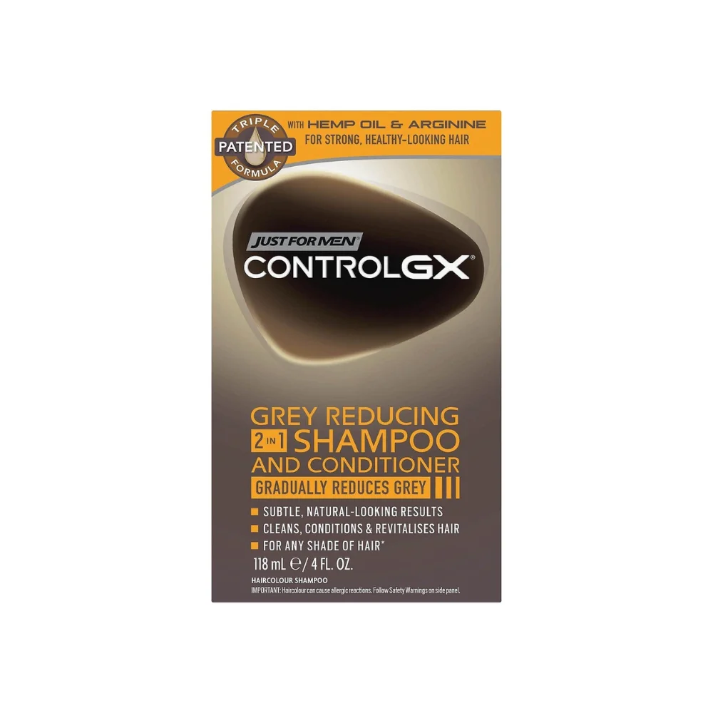 Just For Men Control GX 2in1 Shampoo und Conditioner gegen graue Haare 118ml