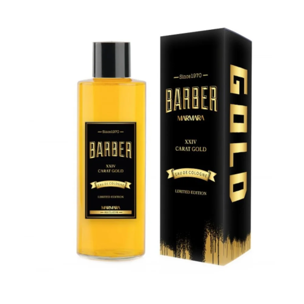 Marmara Barber After-Shave Lotion XXIV Carat Gold Cologne, 500 ml
