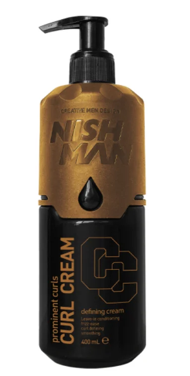 Nishman Creme zur Stylings von Lockenhaar Curl Cream, 400 ml