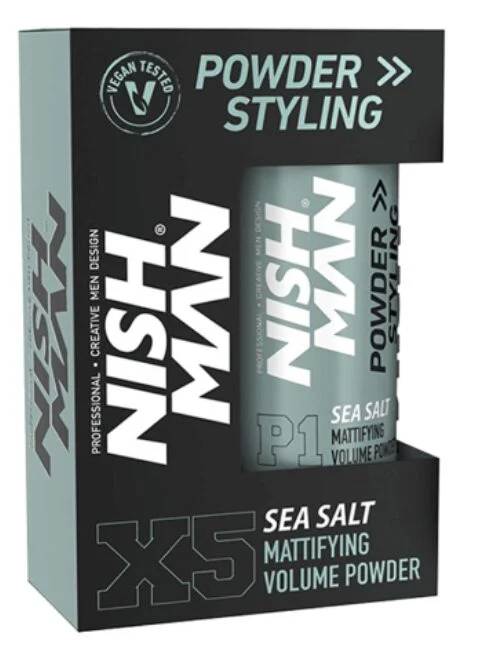 Nishman Haarpuder Styling Powder Wax Sea Salt X5 20g.