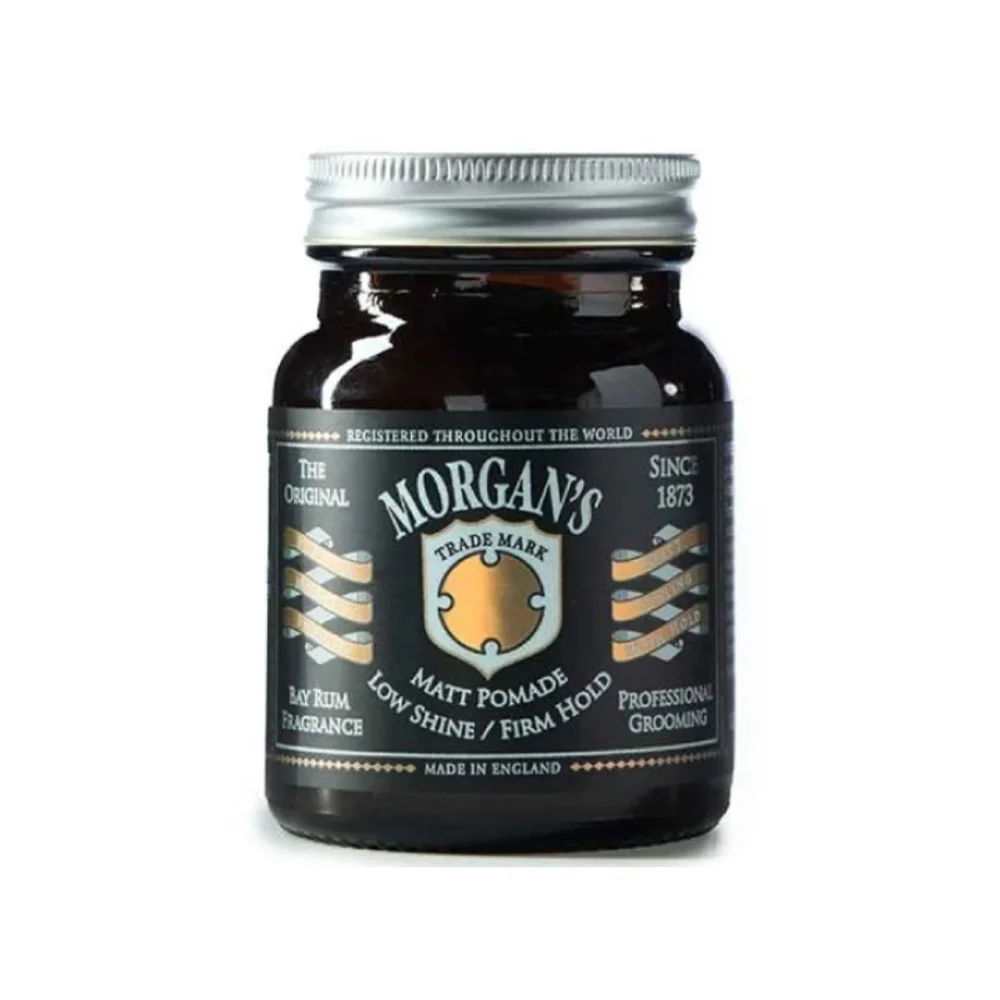 Morgan's Matt Pomade Low Shine Firm Hold Bay Rum, 100 g