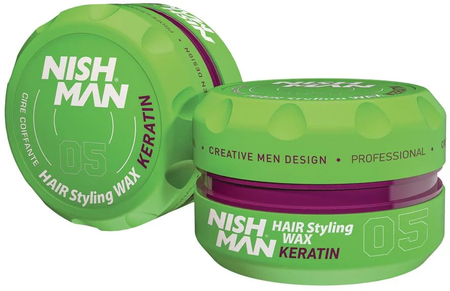 Nishman Haarwachs Hair Styling Wax Keratin 05 – 150g