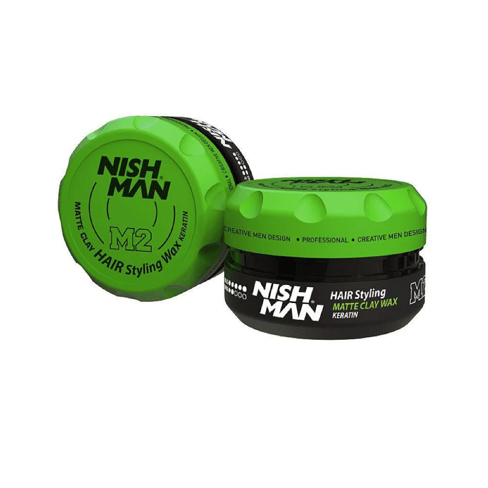 Nishman matte Haartonerde mit Keratin Matte Clay Keratin M2 100g