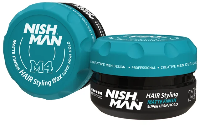 Nishman Haarwachs Matte Finish Super High Wax M4 – 100g