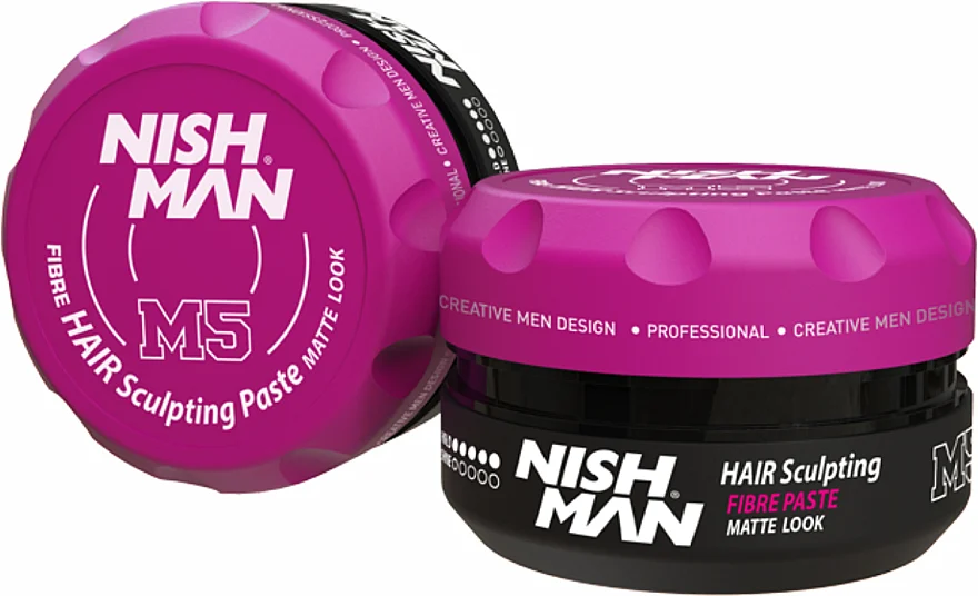 Nishman Haarwachs Fiber Matte Look Wax M5 – 100g