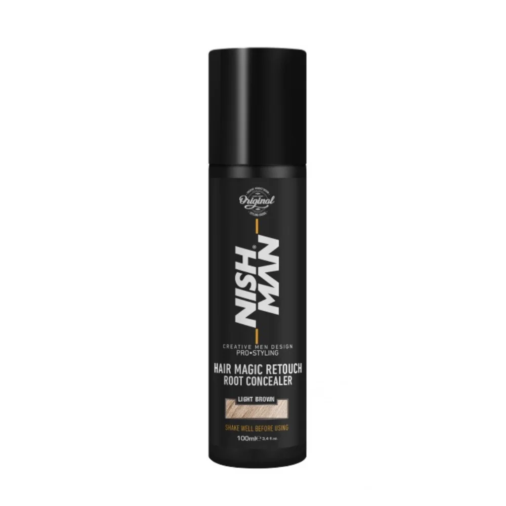 Nishman Haarfarben-Korrektor Root Concealer Light Brown 100ml