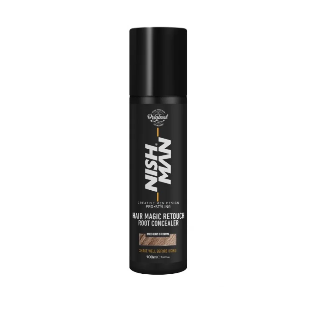 Nishman Haarfarbkorrektor Root Concealer Medium Brown 100ml
