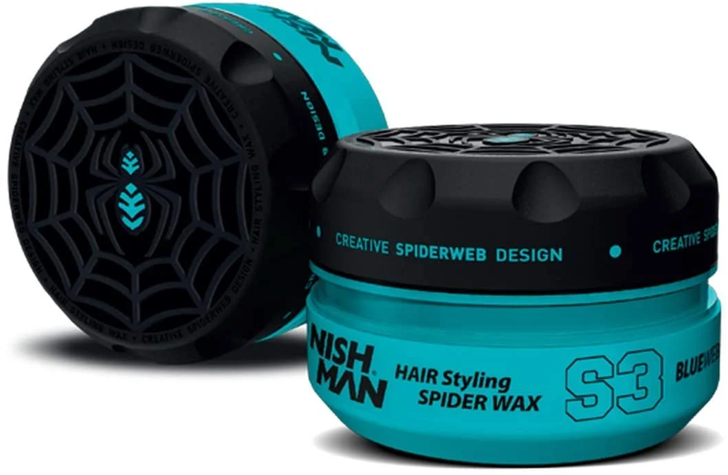 Nishman Haarwachs Aqua Spider Wax S3 Blue Web – 150ml