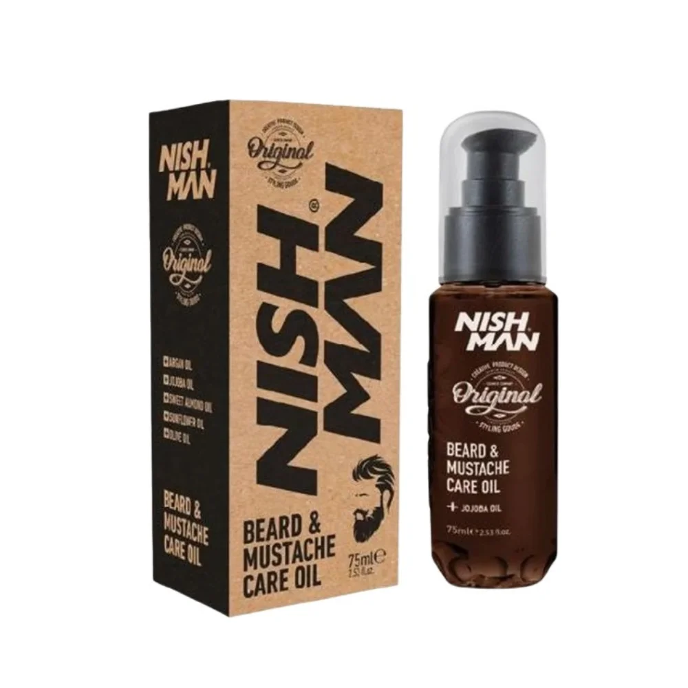 Nishman Bart- und Schnurrbartöl Beard & Mustache Care Oil 75ml