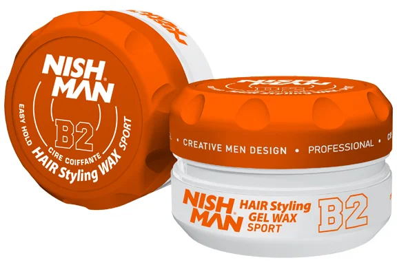 Nishman Gel-Wachs für Haar Hair Styling Gel Wax B2 150g