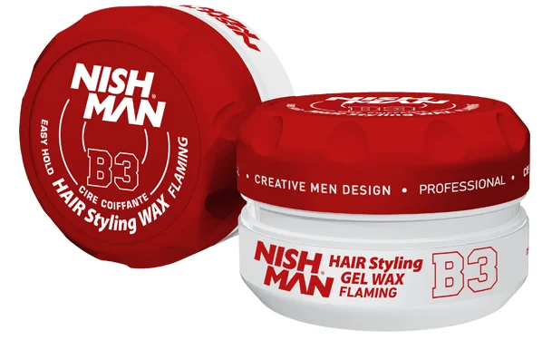 Nishman Gel-Wachs für Haar Hair Styling Gel Wax B3 150g
