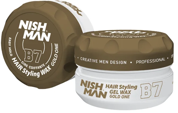 Nishman Gel-Wachs für Haar Hair Styling Gel Wax B7 150g