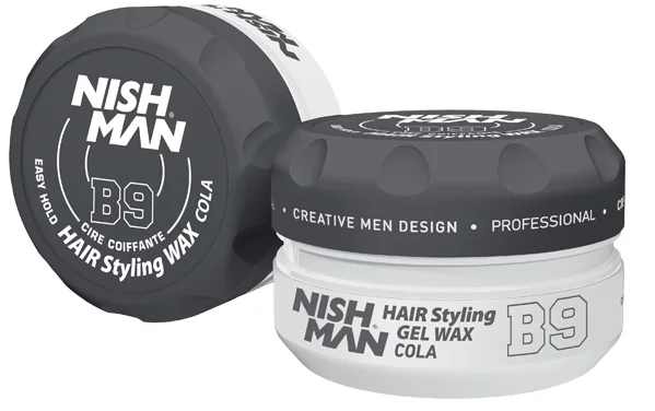 Nishman Gel-Wachs für Haar Hair Styling Gel Wax B9 150g