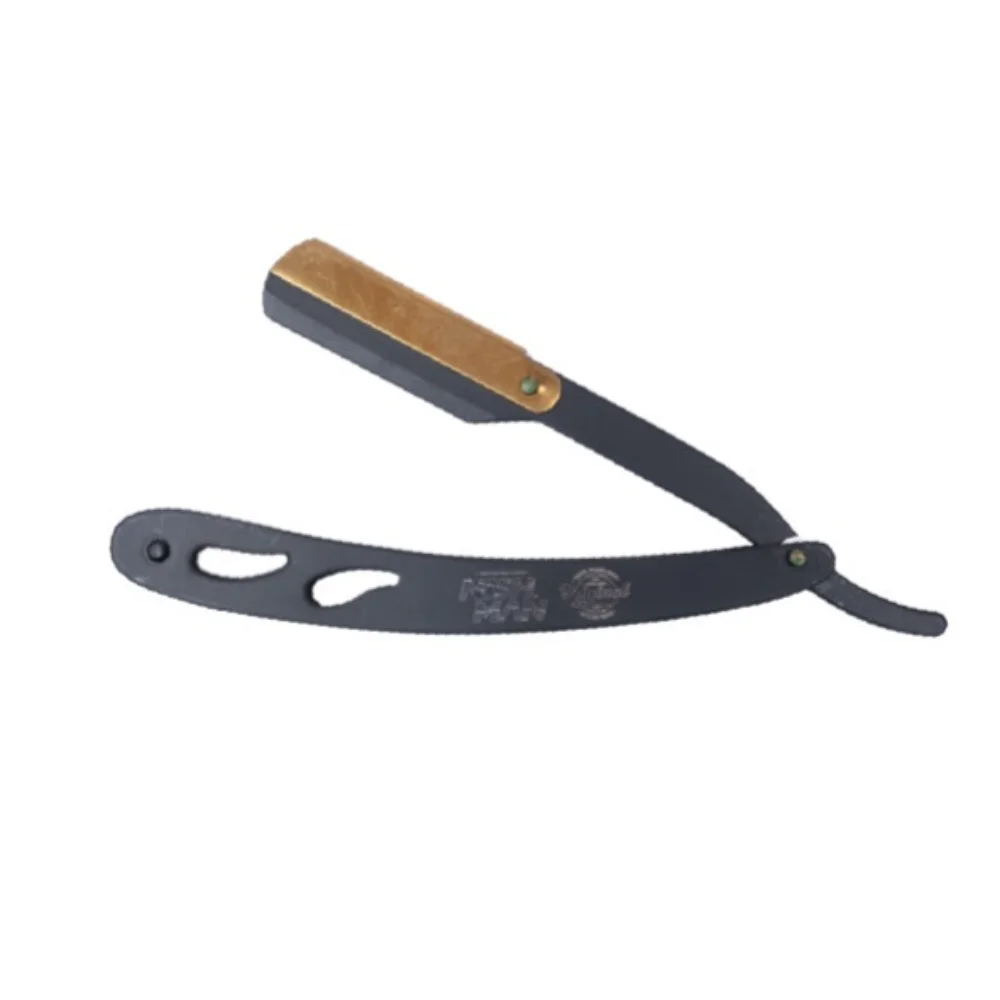 Nishman Rasiermesser Stainless Steel Straight Razor Black/Gold