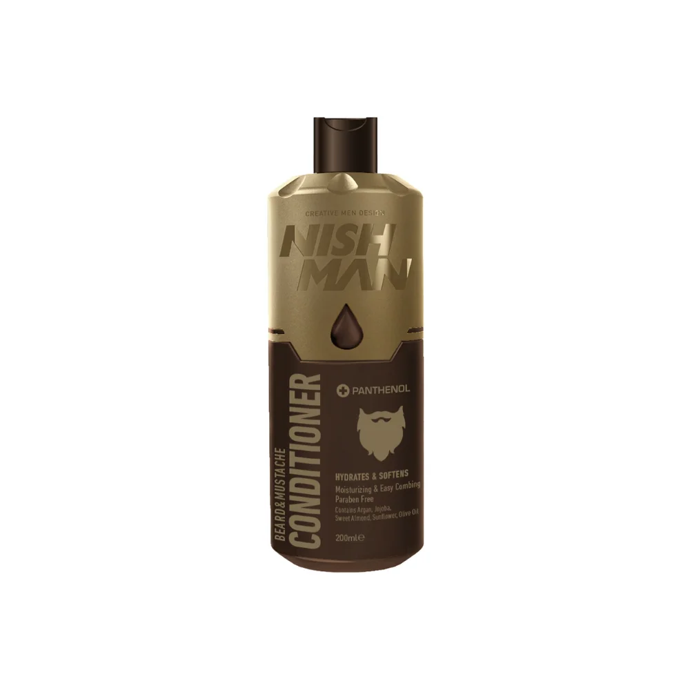 Nishman Bart- und Schnurrbartconditioner Beard & Mustache Conditioner 200ml