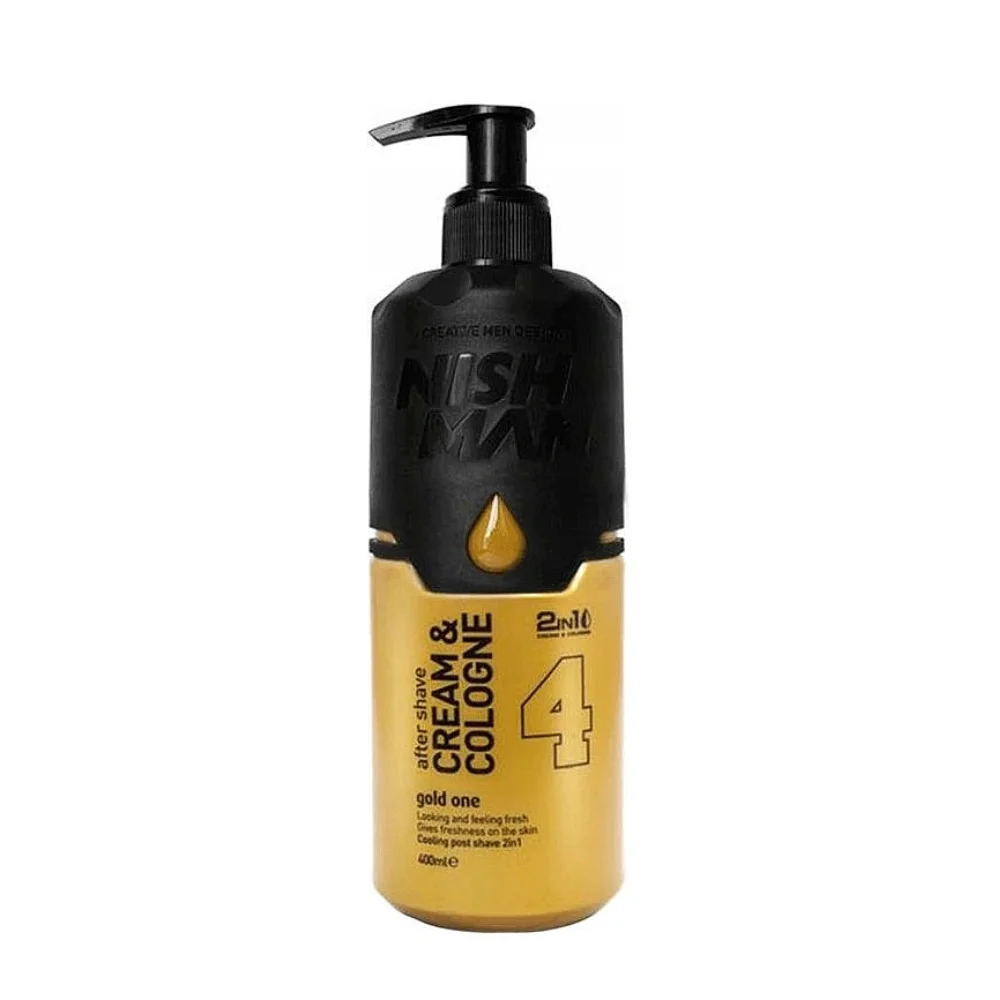 Nishman After-Shave Creme und Kölnischwasser 2in1 Gold One 200ml