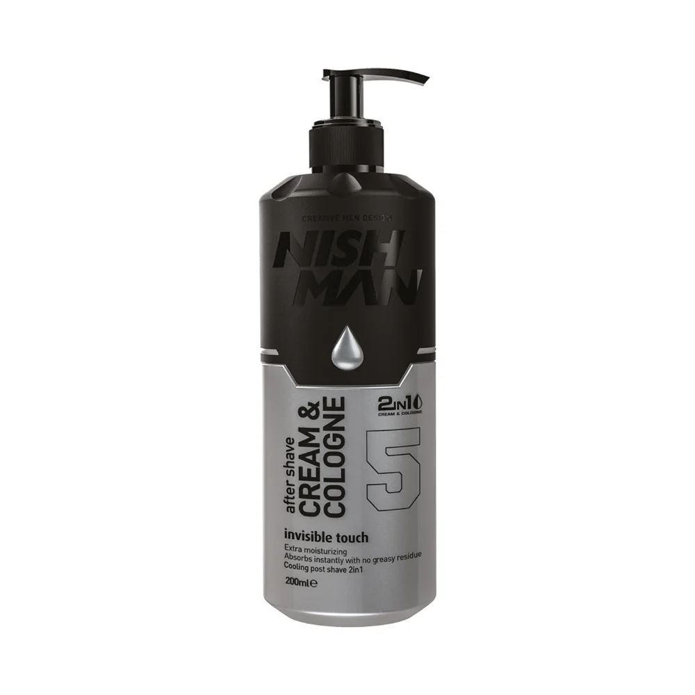 Nishman After-Shave Creme und Kölnischwasser 2in1 Invisible Touch 200ml