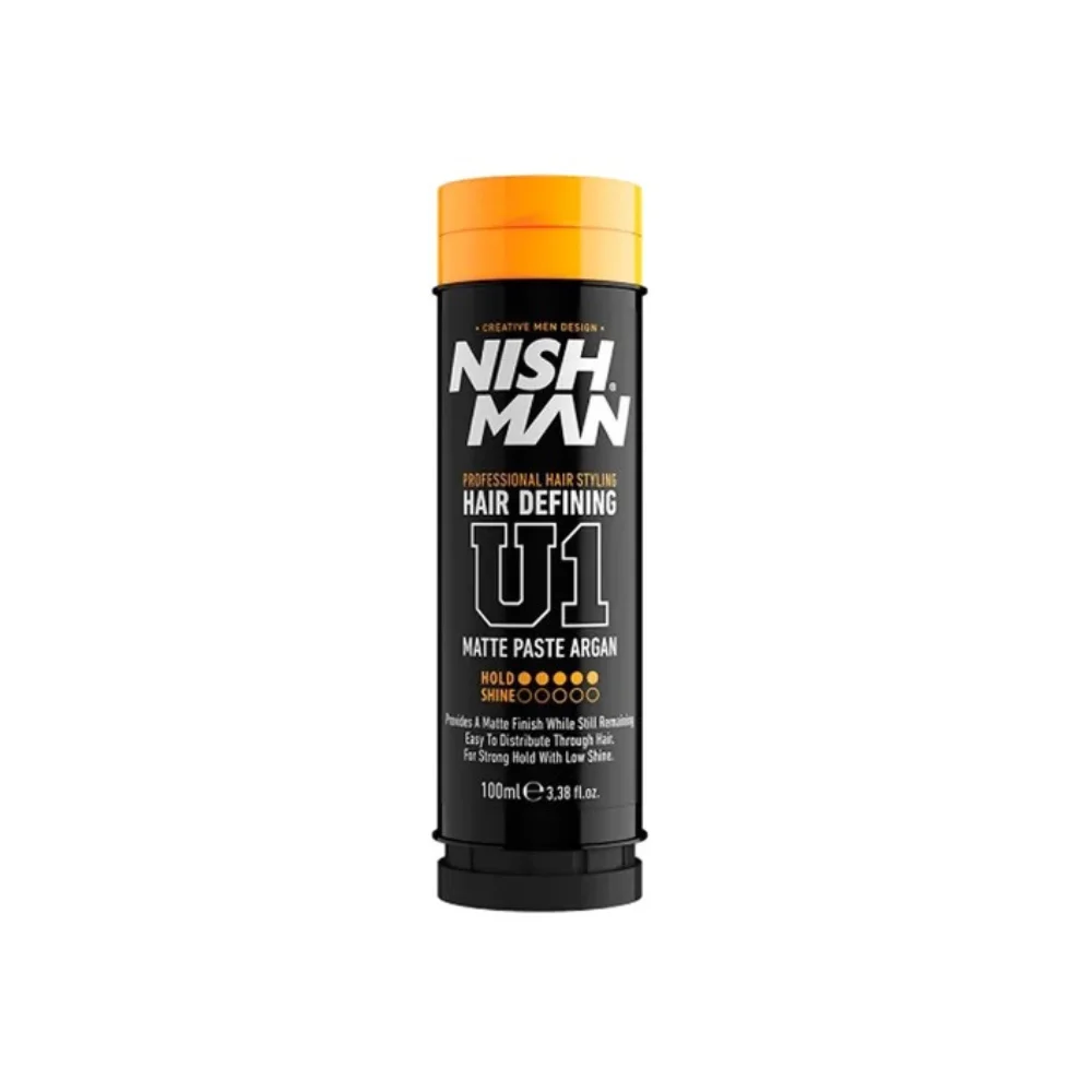 Nishman matte Haarpaste in der Tube U1 Matte Paste Argan 100ml