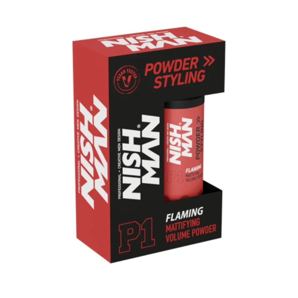 Nishman Haarstyling-Puderwachs Powder Hair Styling Wax P1 Flaming 20 g