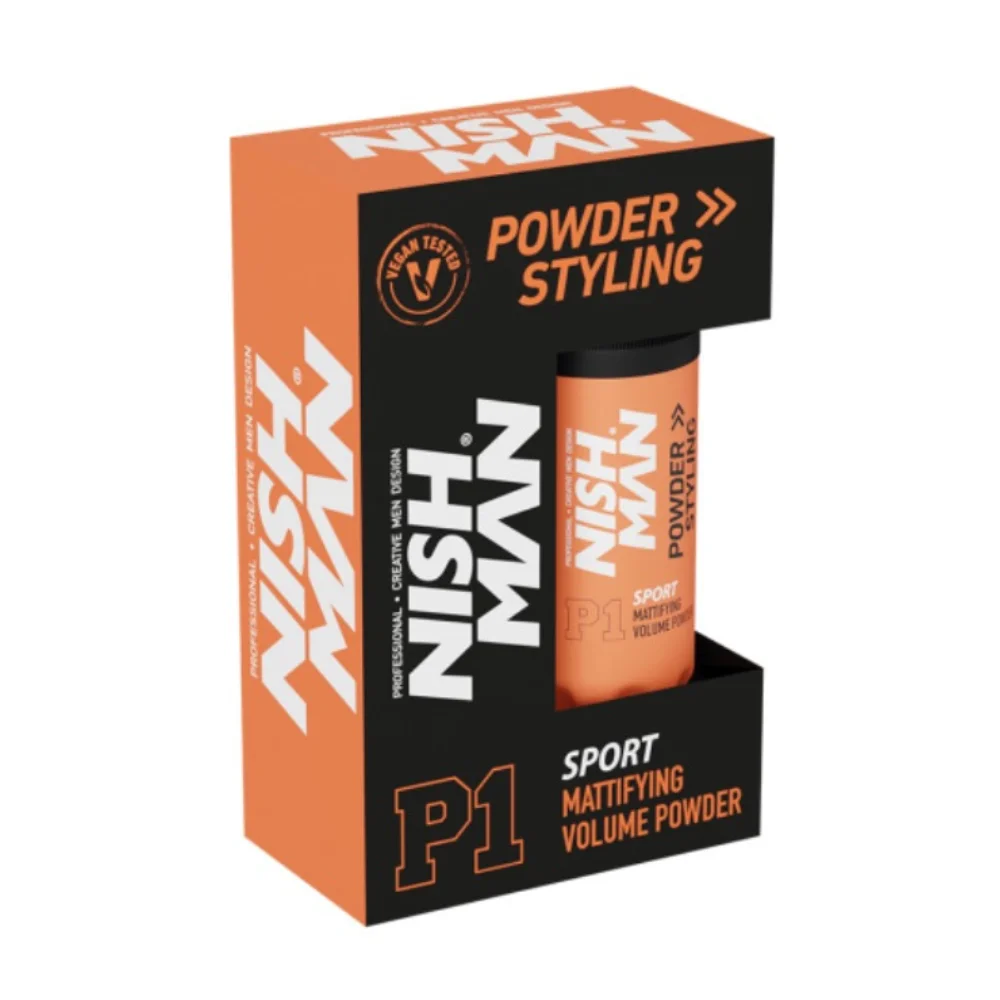 Nishman Haarstyling-Puderwachs Powder Hair Styling Wax P1 Sport 20 g