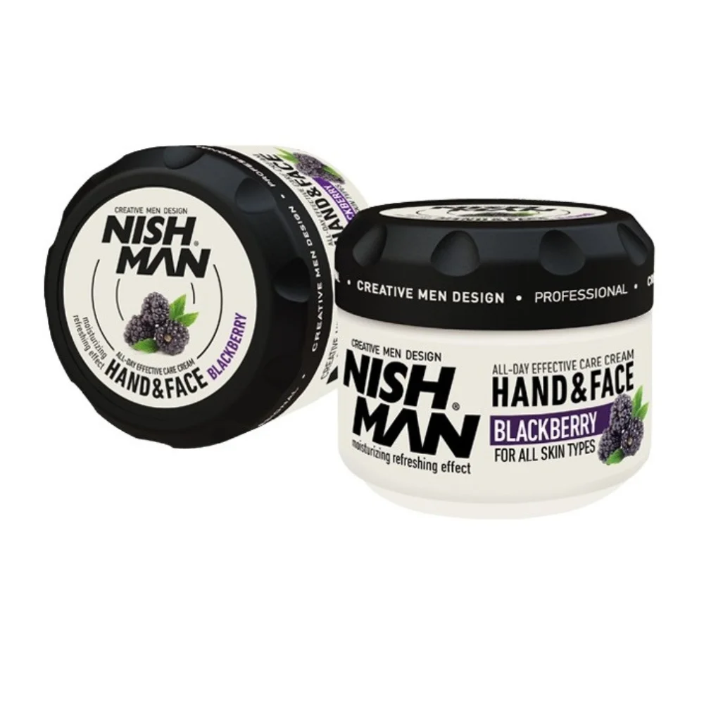 Nishman Gesichts- und Handcreme Hand & Face Cream Blackberry Extract 300ml