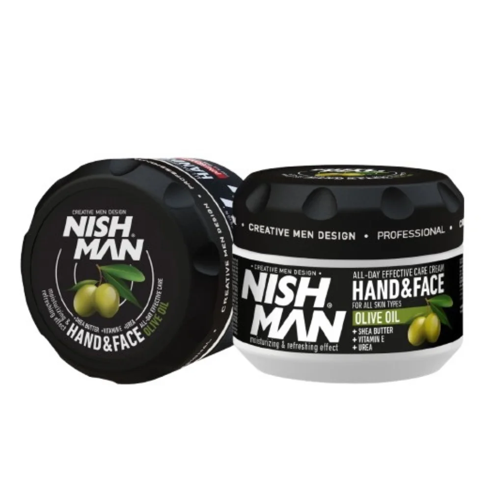 Nishman Gesichts- und Handcreme Hand & Face Cream Olive Oil 300ml