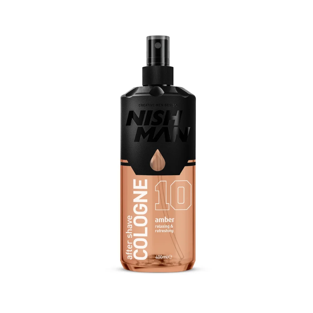 Nishman After-Shave Lotion Aftershave Cologne Amber 10 – 400ml