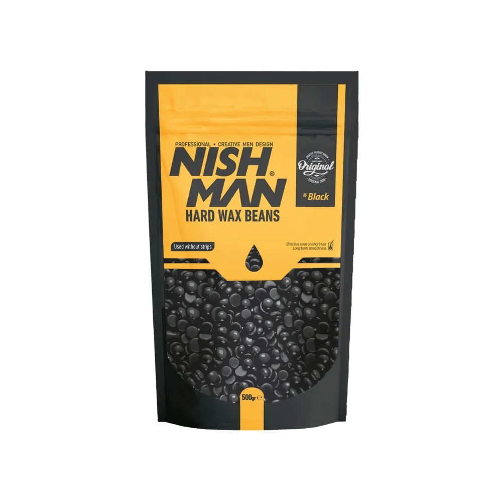 Nishman Enthaarungswachs-Granulat Beans Wax Black 500g