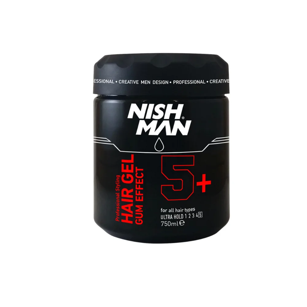 Nishman Haargel Gum Effect Hair Gel 5+ 750ml