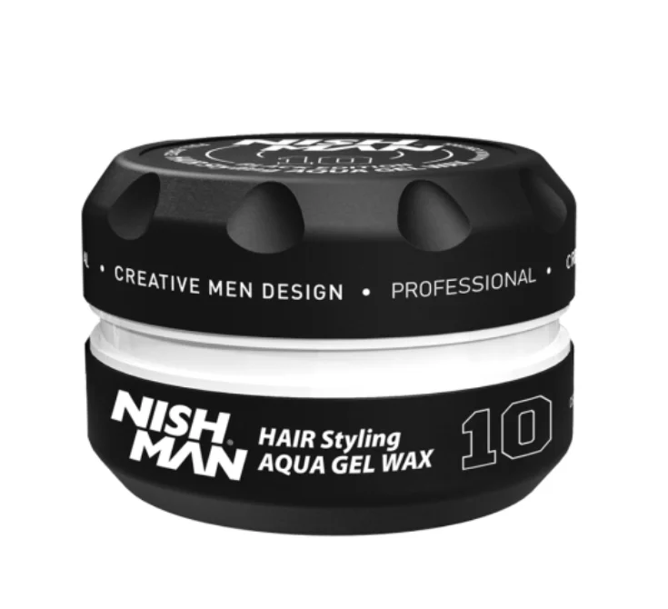 Nishman Haarwachs Hair Styling Aqua Gel Wax 10 – 150g