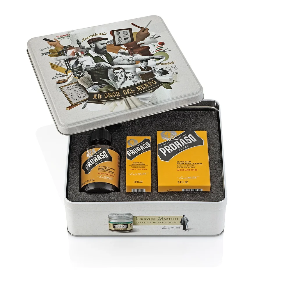 Proraso Bart-Geschenkset Wood & Spice