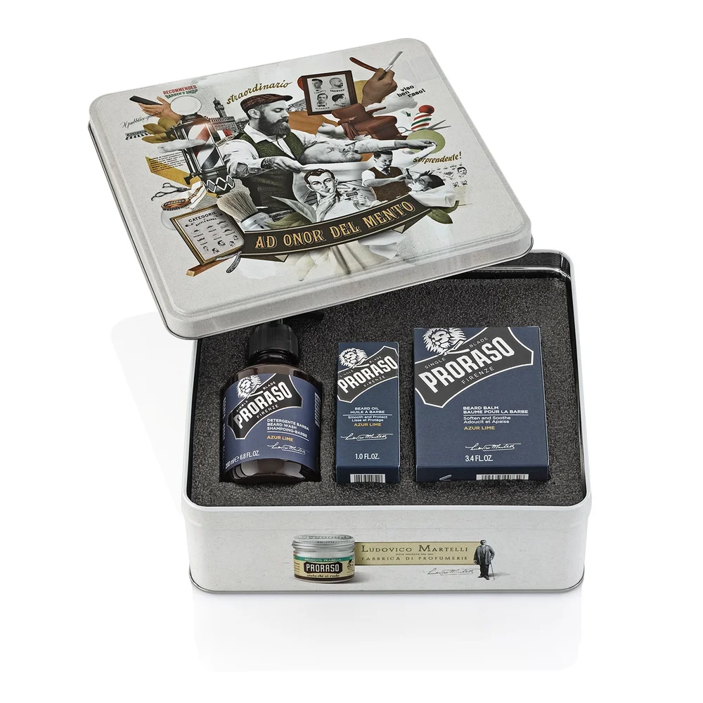 Proraso Bartpflege-Geschenkset Azur Lime