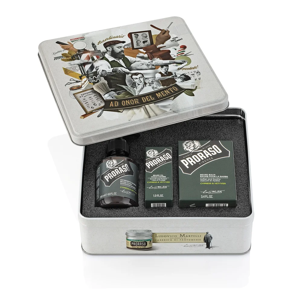 Proraso Bartpflege-Geschenkset Cypress & Vetyver