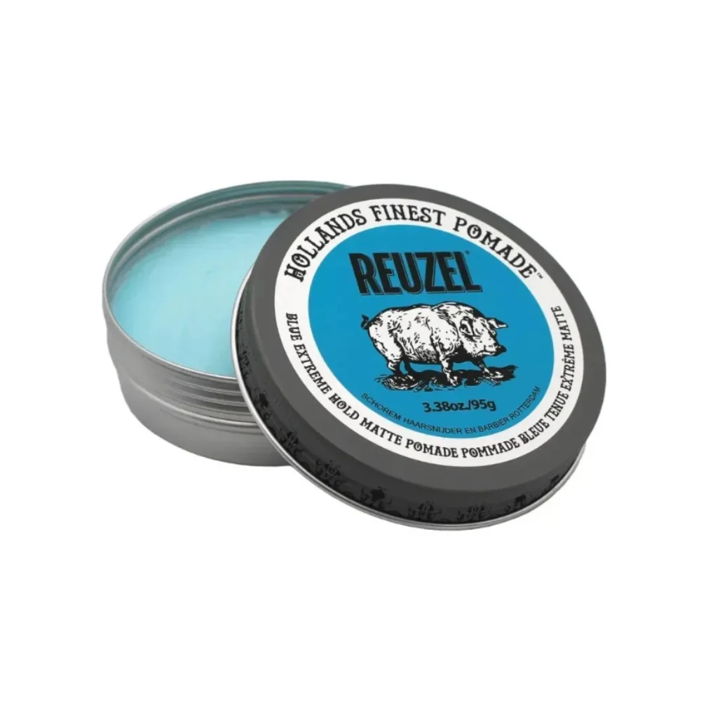 Reuzel Blue Extreme Hold Matte Pomade Haarpomade, 95 g